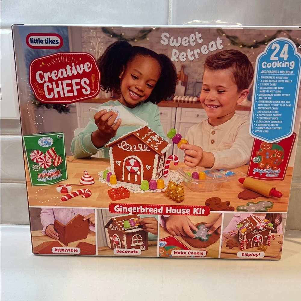 Little Tikes Creative Chefs Gingerbread House Kit - Picture 3 of 7